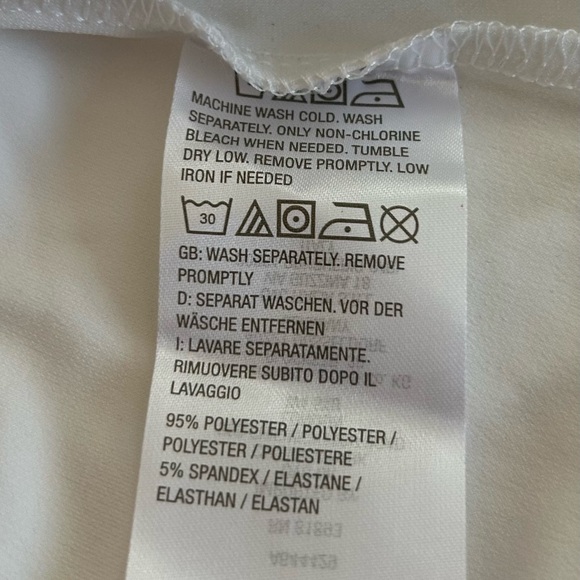 New Dennis Basso Italia Knit Tunic with Elbow Sleeves Off White size Small - Picture 6 of 7